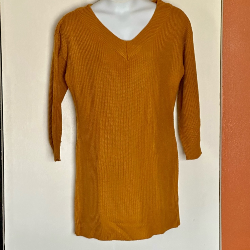 Rust Sweater tunic or dress